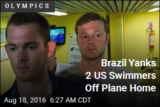 2 US Swimmers Pulled Off Plane Home