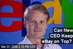 Can New CEO Keep eBay on Top?