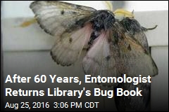 Entomologist Returns Library&#39;s Moth Book 60 Years Late