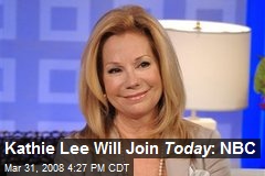 Kathie Lee Will Join Today : NBC
