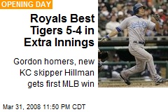Royals Best Tigers 5-4 in Extra Innings