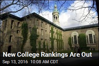 New College Rankings Are Out