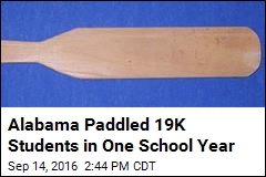 Alabama Paddled 19K Students in One School Year