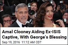 Amal Clooney Aiding Ex-ISIS Captive, With George&#39;s Blessing