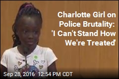 Charlotte Girl Sobs in Speech on Police Brutality