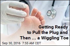 Getting Ready to Pull the Plug and Then ... a Wiggling Toe
