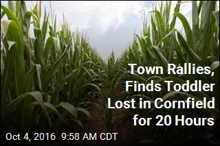 Town Rallies, Finds Toddler Lost in Cornfield for 20 Hours