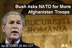 Bush Asks NATO for More Afghanistan Troops
