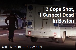 2 Cops Shot, 1 Suspect Dead in Boston