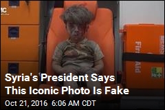 Assad: Iconic Photo of Injured Boy Was Faked