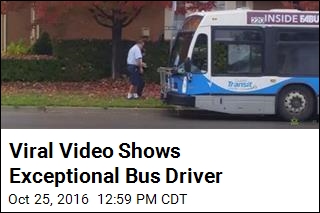 Viral Video Shows Bus Driver Helping Woman Catch Bus