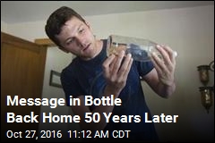 Message in Bottle Back Home 50 Years Later