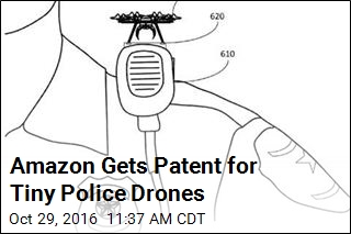 Amazon Gets Patent for Tiny Police Drones
