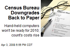 Census Bureau Downgrades Back to Paper