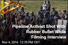 Pipeline Activist Shot With Rubber Bullet While Filming Interview