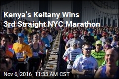 Kenya&#39;s Keitany Wins 3rd Straight NYC Marathon