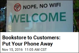 Bookstore to Customers: Put Your Phone Away