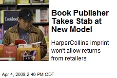 Book Publisher Takes Stab at New Model