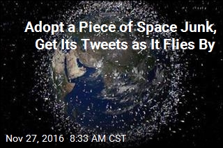 Adopt a Piece of Space Junk, Get Its Tweets as It Flies By