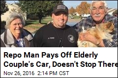 Rare Repo Man With a Heart Is Elderly Couple&#39;s Hero