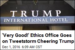 Office of Government Ethics Sends Odd Tweets About Trump