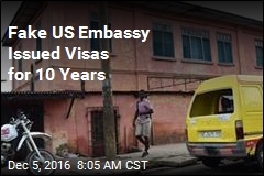 Fake US Embassy Issued Visas for 10 Years
