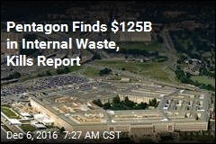 Pentagon Buried Study Exposing $125B in Administrative Waste