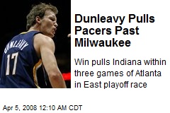 Dunleavy Pulls Pacers Past Milwaukee