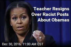 Teacher Resigns Over Racist Posts About Obamas