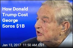How Donald Trump Cost George Soros $1B