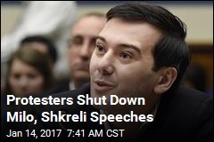 Protesters Shut Down Milo, Shkreli Speeches
