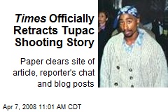 Times Officially Retracts Tupac Shooting Story