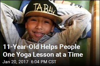 Tabay Atkins May Be America&#39;s Youngest Yoga Instructor