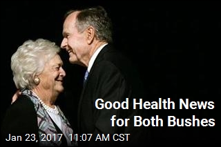 Good Health News for Both Bushes