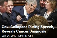 Gov. Collapses During Speech, Reveals Cancer Diagnosis