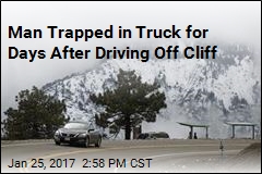 Man Trapped in Truck for Days After Driving Off Cliff