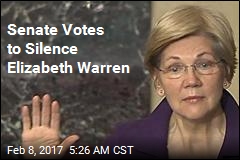 Senate Votes to Silence Elizabeth Warren
