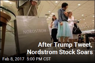 After Trump Tweet, Nordstrom Stock Soars