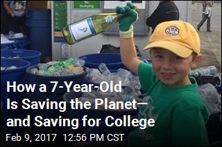 7-Year-Old Is Saving the Planet One Bottle at a Time