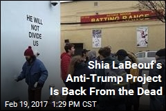 Shia LaBeouf&#39;s Anti-Trump Project Finds New Home