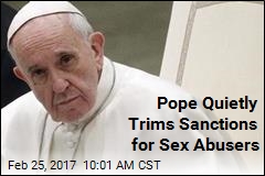 Pope Quietly Trims Sanctions for Sex Abusers