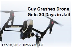 Guy Crashes Drone, Gets 30 Days in Jail