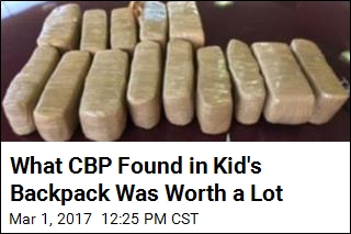 What CPB Found in Kid&#39;s Backpack Was Worth a Lot