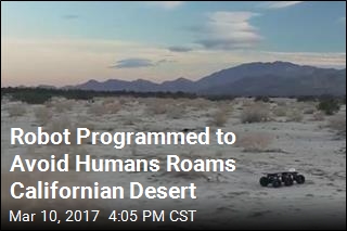 Robot Programmed to Avoid Humans Roams Californian Desert