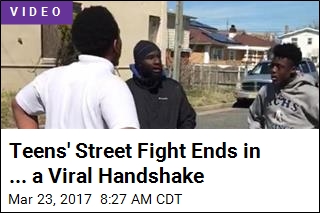 Teens&#39; Street Fight Ends in ... a Viral Handshake
