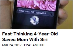 4-Year-Old Boy Saves Mother Using Siri