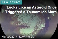 Looks Like an Asteroid Once Triggered a Tsunami on Mars
