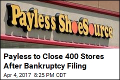 Shoe Chain Payless Files for Bankruptcy Protection