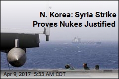 N. Korea: Syria Strike Proves Nukes Justified
