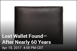 Lost Wallet Found&mdash; After Nearly 60 Years
